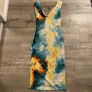 AFRM tie dye dress BNWOT